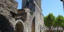 Ailhon village and church, Ardèche
