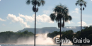 Salto Ucaima waterfall and beach, Canaima Salto Ucaima waterfall and beach, Canaima