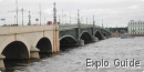Trinity bridge, Troitski most, Saint-Petersburg, Russia Trinity bridge, Troitski most, Saint-Petersburg, Russia