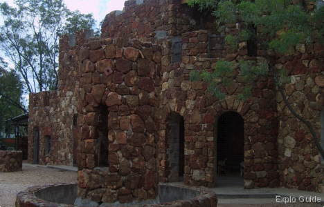 Castle hand built from excavated material from mining ExploGuide - Off the Path Travel and Alternative Tourism database