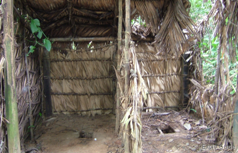 Toilets in the camp, our stop for the first night ExploGuide - Off the Path Travel and Alternative Tourism database