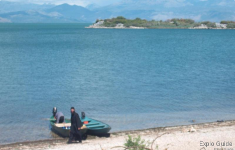 Murici Resort on Lake Skadar, monk taking supplies to monastery ExploGuide - Off the Path Travel and Alternative Tourism database
