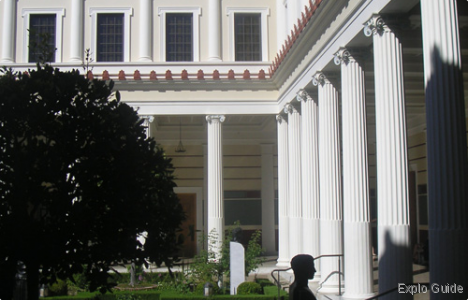 The Getty villa, Malibu, California ExploGuide - Off the beaten path travel and alternative tourism database, offtrack destinations
