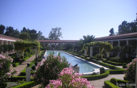 The Getty villa, Malibu, California ExploGuide - Off the beaten path travel and alternative tourism database, offtrack destinations