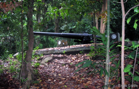Labrador Park WW2 battery, Singapore ExploGuide - Off the beaten path travel and alternative tourism database, offtrack destinations