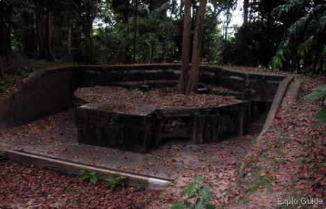 Labrador Park WW2 battery, Singapore ExploGuide - Off the beaten path travel and alternative tourism database, offtrack destinations