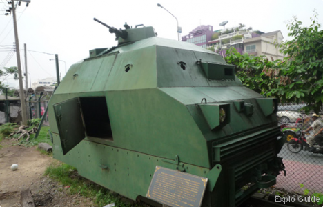 Bangkok Railway Station armoured train
