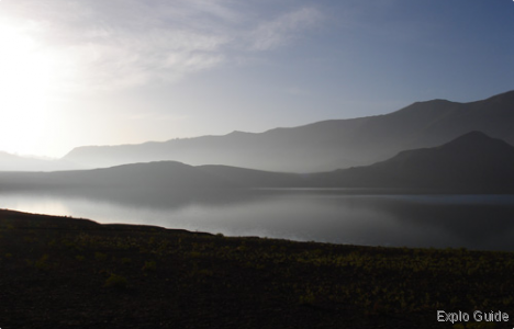 Tislit and Isli lakes, Imilchil, Atlas Tislit and Isli lakes, Imilchil, Atlas