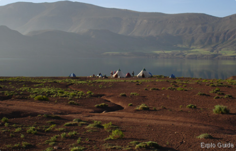 Tislit and Isli lakes, Imilchil, Atlas Tislit and Isli lakes, Imilchil, Atlas