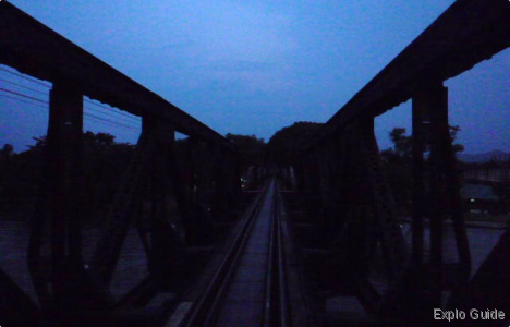 The Kwai River bridge, Kanchanaburi