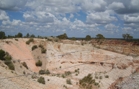 Open cut opal mine ExploGuide - Off the Path Travel and Alternative Tourism database
