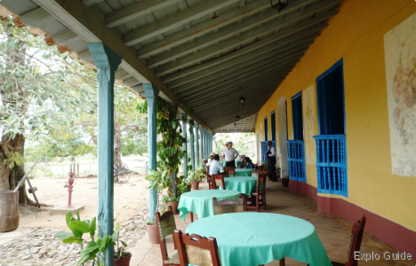 Casa Guachinango plantation, Valle de los Ingenios, the terrace ExploGuide - Off the beaten path travel and alternative tourism database, offtrack destinations