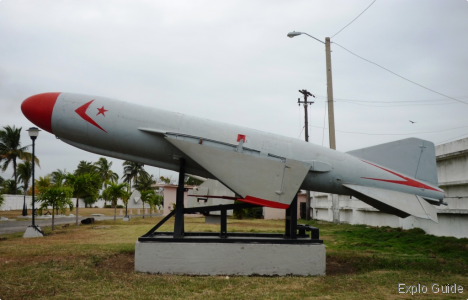 Museo Historico Naval Nacional, Cienfuegos, Cohete P 15 missile ExploGuide - Off the beaten path travel and alternative tourism database, offtrack destinations