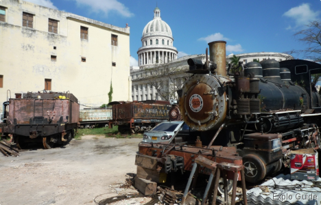 Steam locomotives museum, Parque de la Fraternidad, La Habana ExploGuide - Off the beaten path travel and alternative tourism database, offtrack destinations