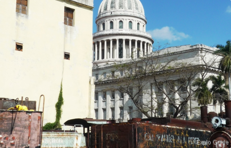 Steam locomotives museum, Parque de la Fraternidad, La Habana ExploGuide - Off the beaten path travel and alternative tourism database, offtrack destinations