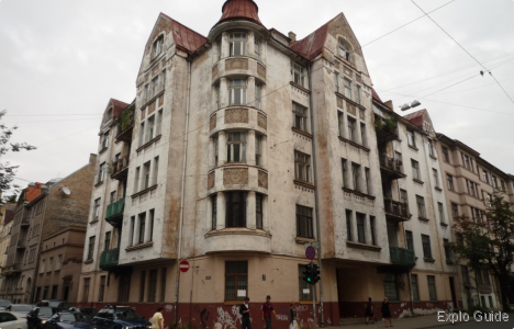 Lāčplēša iela 7 Art Nouveau building, Riga ExploGuide - Off the Path Travel and Alternative Tourism database