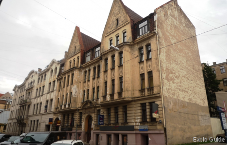 Skolas iela 4 Art Nouveau building, Riga ExploGuide - Off the Path Travel and Alternative Tourism database