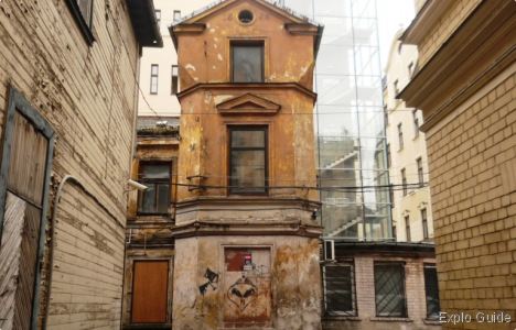 Krišjāņa Valdemāra iela, 27/29 Flesko building, Riga ExploGuide - Off the Path Travel and Alternative Tourism database