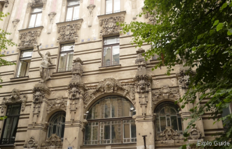 Alberta iela 2, Art Nouveau building, Riga ExploGuide - Off the Path Travel and Alternative Tourism database