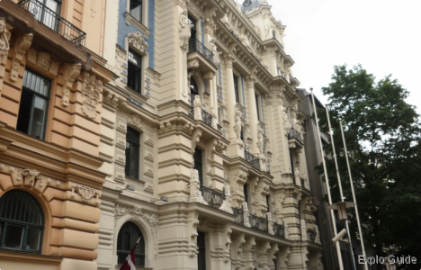 Strēlnieku iela 4a Art Nouveau building, Riga ExploGuide - Off the Path Travel and Alternative Tourism database
