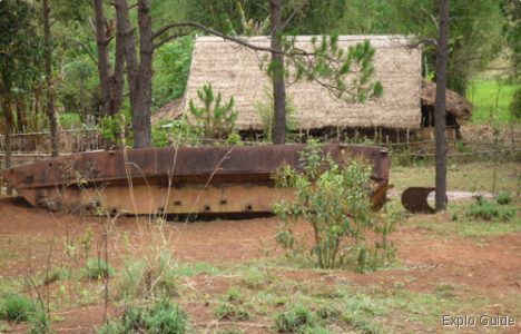Russian tank vestiges, Phonsavan Russian tank vestiges, Phonsavan