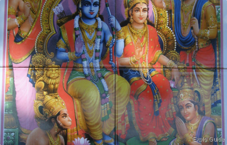Sainte-Suzanne Hindu temple, Réunion island