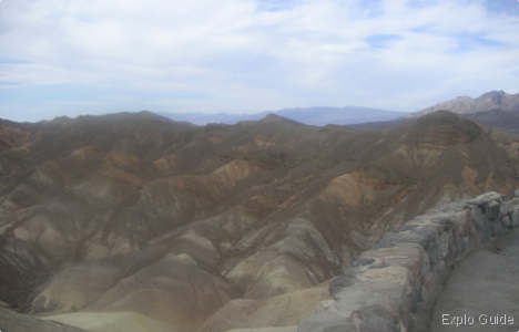 Zabriskie point, Death Valley ExploGuide - Off the beaten path travel and alternative tourism database, offtrack destinations