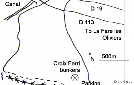 Croix Ferri bunkers, Lançon de Provence Explo-guide - Alternative travel database
