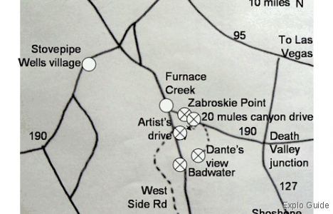 Titus canyon drive, Death Valley ExploGuide - Off the beaten path travel and alternative tourism database, offtrack destinations