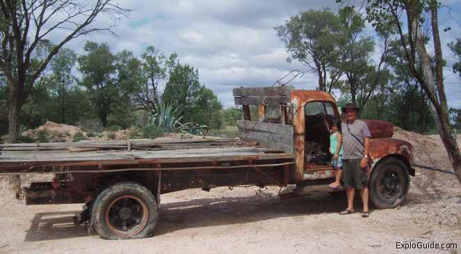 An old truck and mullock heaps ExploGuide - Off the Path Travel and Alternative Tourism database